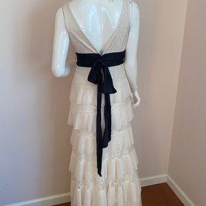 White Lace Formal Gown